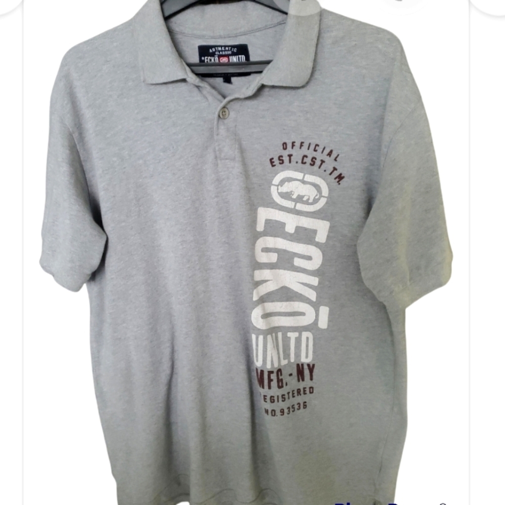 Men's Ecko Unltd Polo Shirt. Bold Print